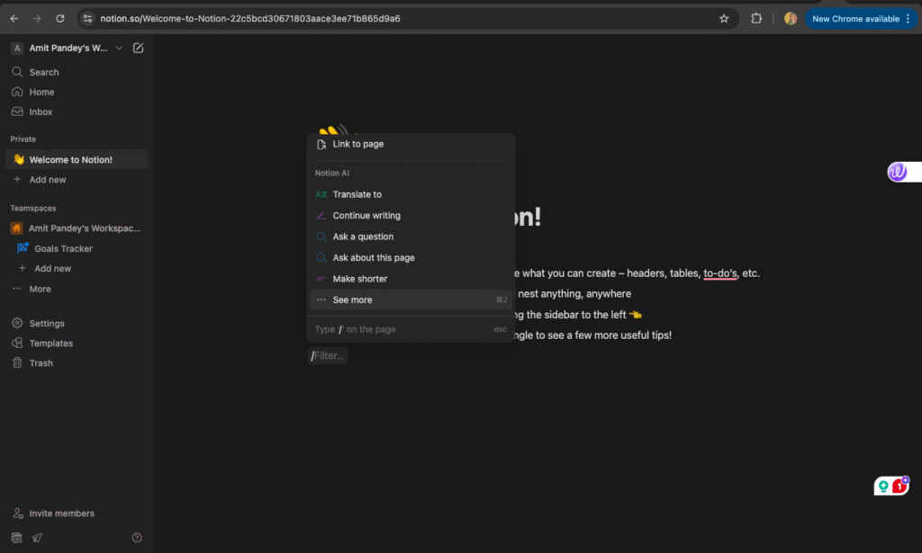 Notion AI